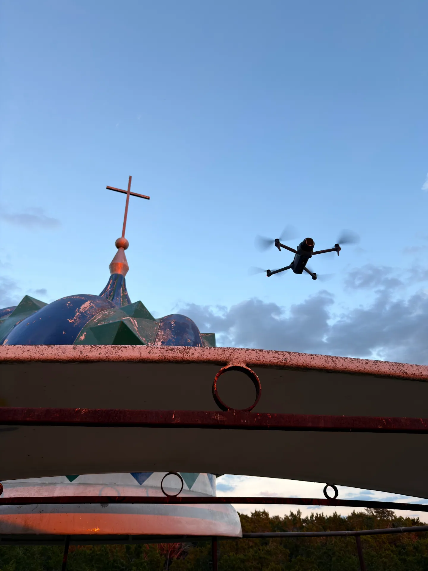 Drone action shot 1